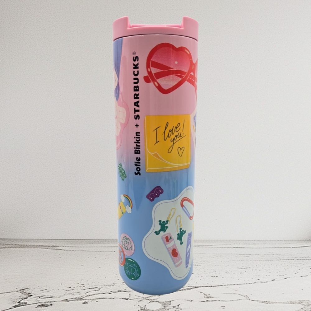 Starbucks Summer 2024 Collectible Sofie Birkin Steel Isulated Tumbler 16oz Pride